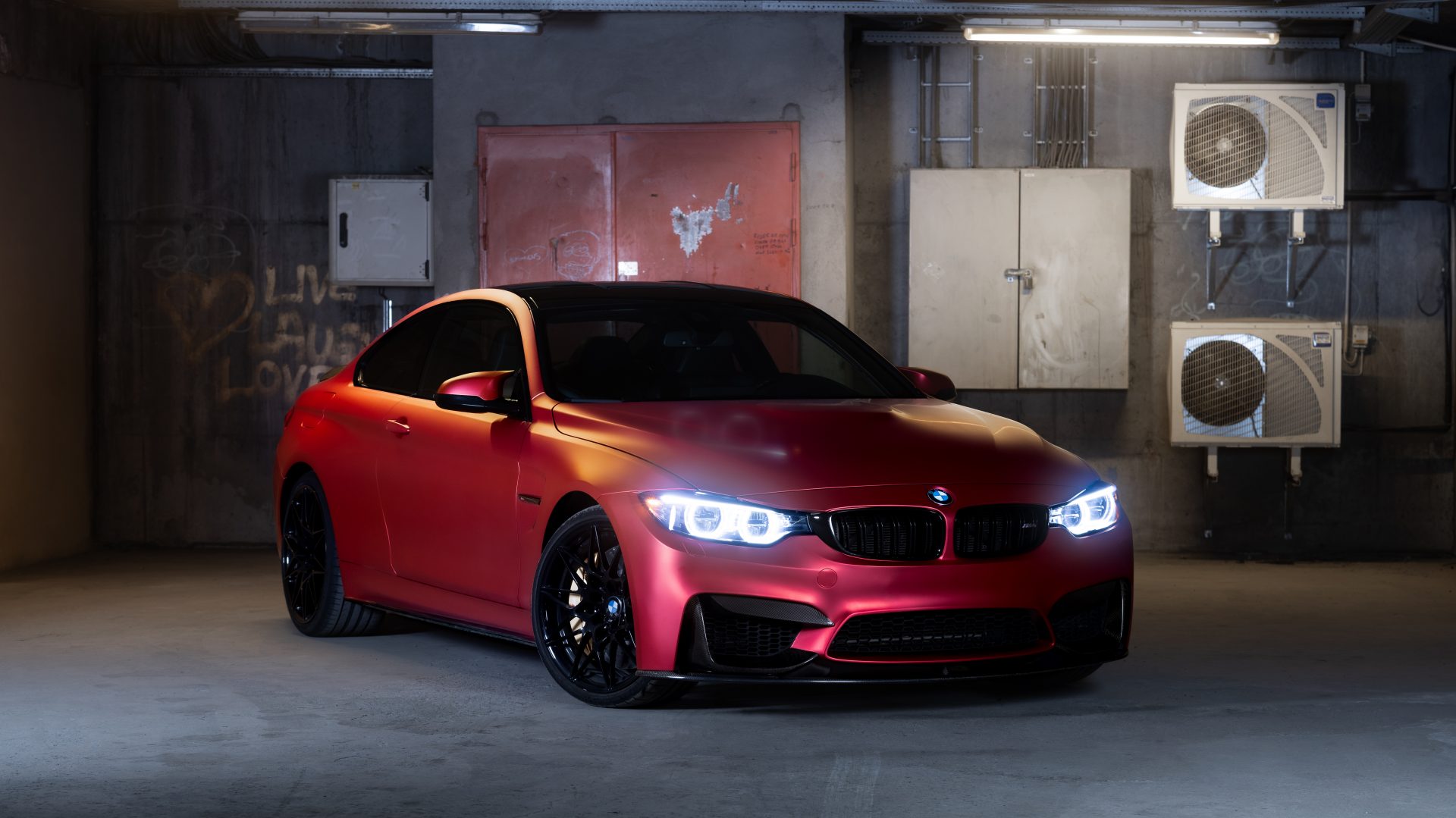 Red BMW